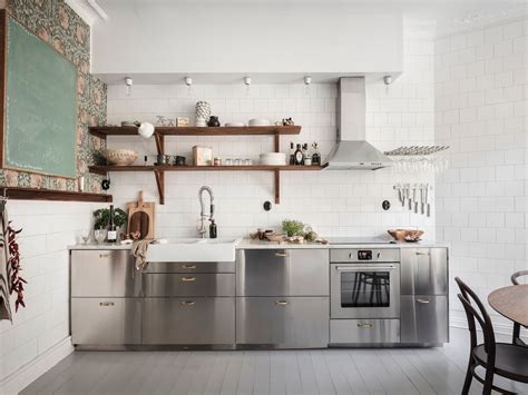 stainless steel countertops with wood cabinets|residential stainless steel base cabinets.